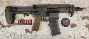 CM15 300 Blackout AR15 Pistol or SBR 5" 1:5 Twist Cobalt Kinetics Green 300BLK 300 BLK